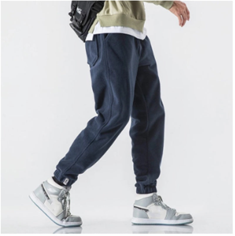 Plus Fleece Trousers Fleece Harem Pants Casual Trousers